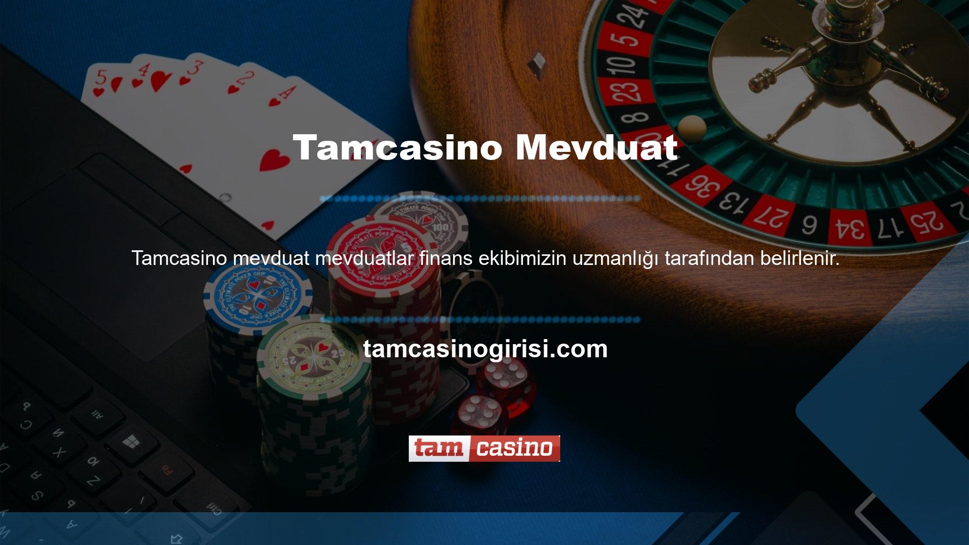 Tamcasino banka hesap numarasını almak için lütfen finans departmanımızla iletişime geçin